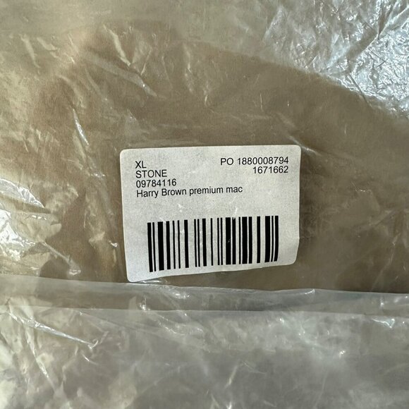 Harry Brown London Showerproof Khaki Trench Coat XL - Picture 8 of 8